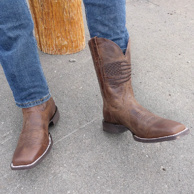 Men's Ariat Patriot Square Toe Boots