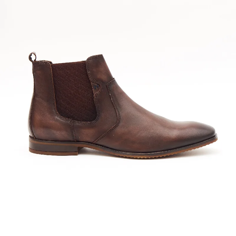 Mens Leather Chelsea Boots 24718_Brown