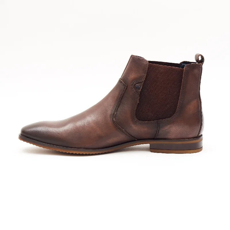 Mens Leather Chelsea Boots 24718_Brown