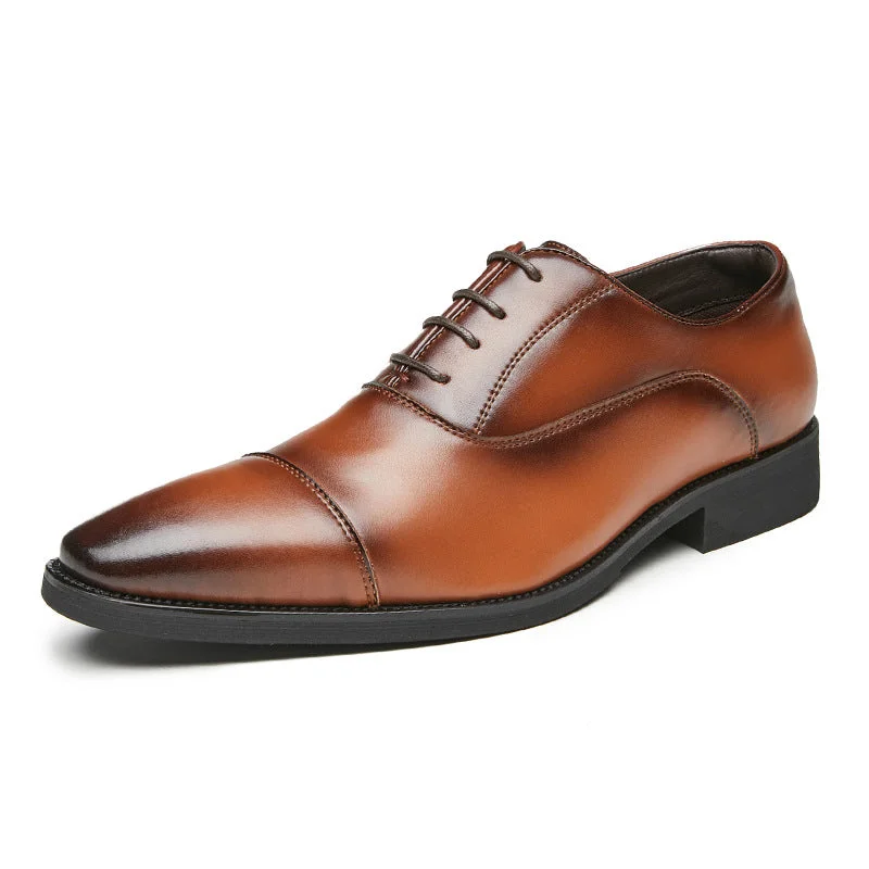 Men's Leather Lined Dress Oxfords Shoes