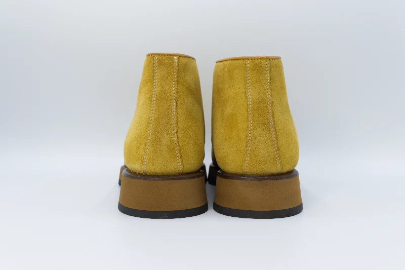 Men's Suede Chukka Boot in Mustard