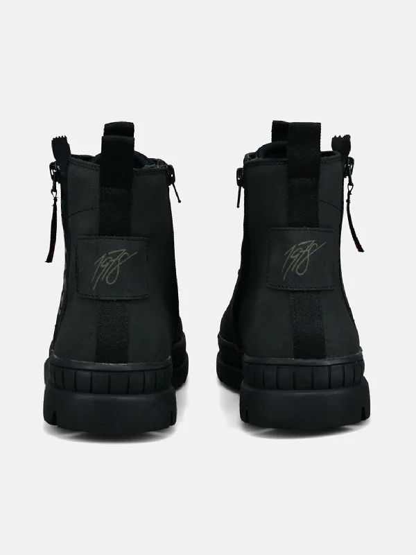 bugatti Black Casual Boots