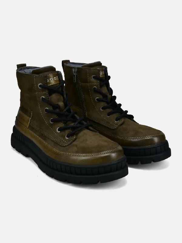 bugatti Dark Green Casual Boots