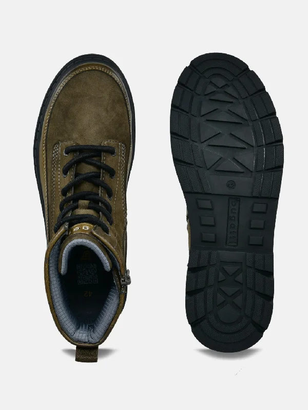 bugatti Dark Green Casual Boots