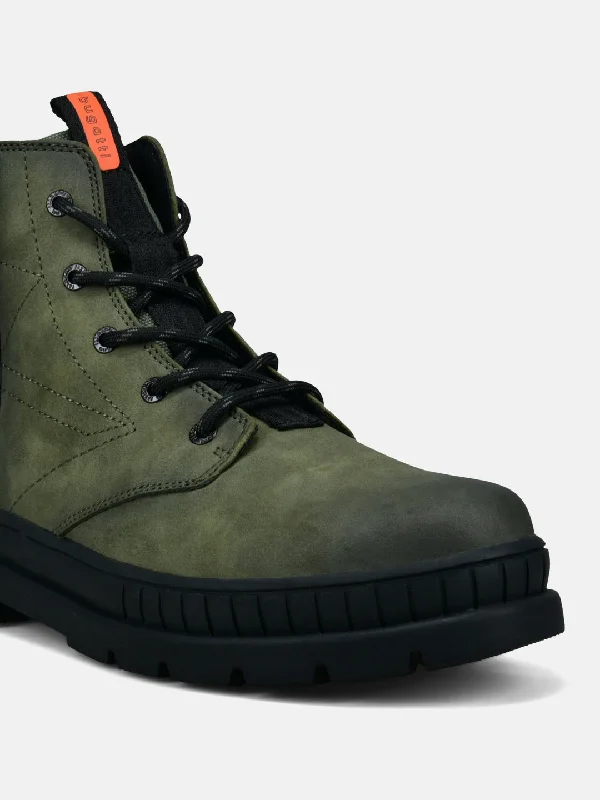 bugatti Dark Green Casual Boots