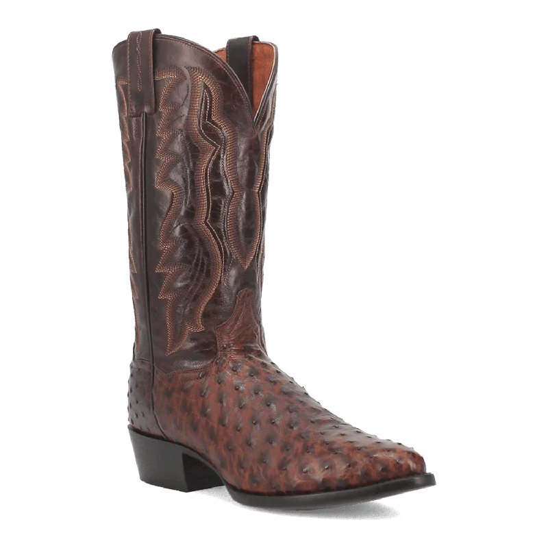 PERSHING FULL QUILL OSTRICH BOOT