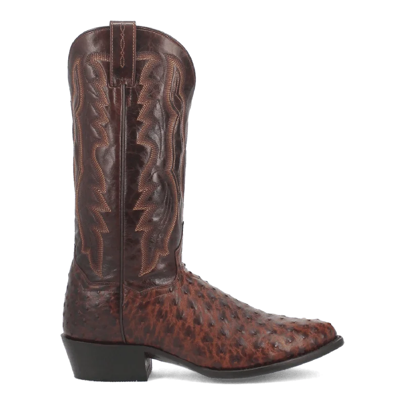 PERSHING FULL QUILL OSTRICH BOOT