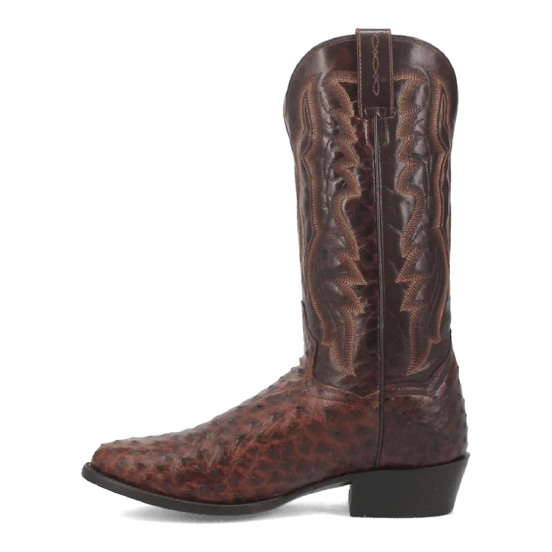 PERSHING FULL QUILL OSTRICH BOOT