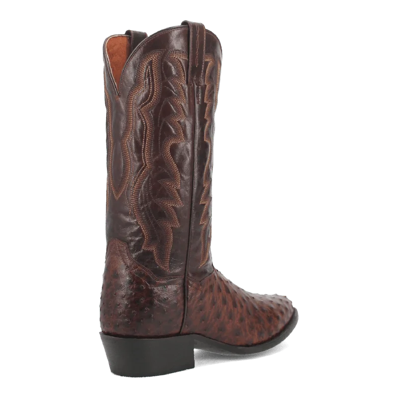 PERSHING FULL QUILL OSTRICH BOOT