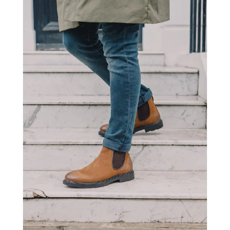 Tan Preston Chelsea Boots