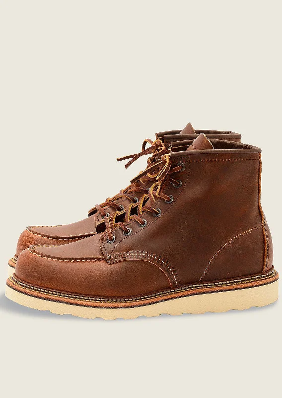 Redwing Men's 6"" Classic Moc Boots with Footbed