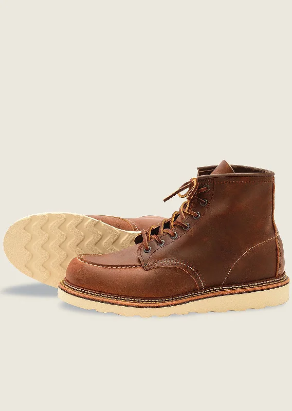 Redwing Men's 6"" Classic Moc Boots with Footbed