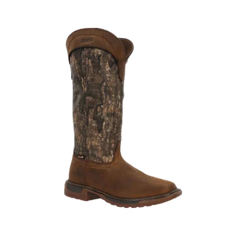 Rocky Boot Men's Original Ride Flx Back Zip Waterproof Snake Boot