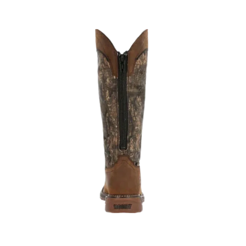 Rocky Boot Men's Original Ride Flx Back Zip Waterproof Snake Boot