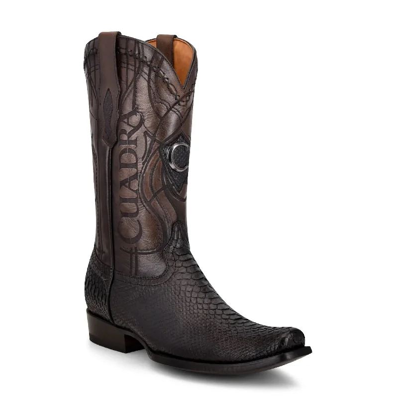 Cuadra Python Boots Lunge Black