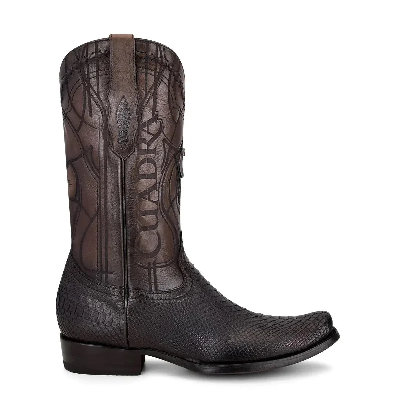 Cuadra Python Boots Lunge Black