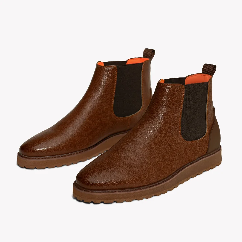 The Mustella L Brown Tayno Casual Chelsea Sneaker