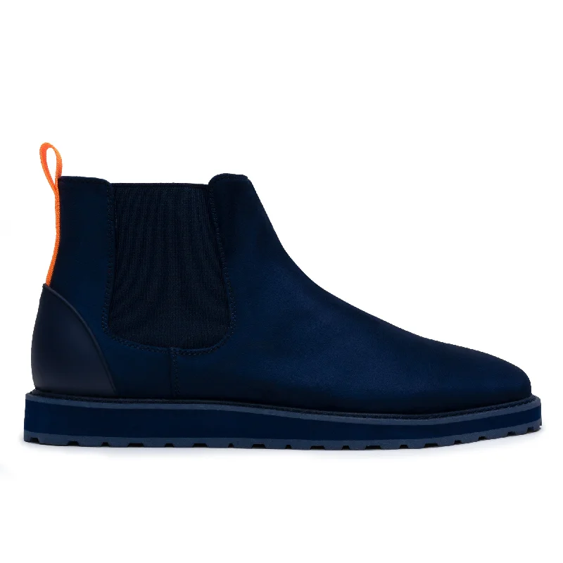 The Mustella S Navy Tayno Casual Chelsea Sneaker