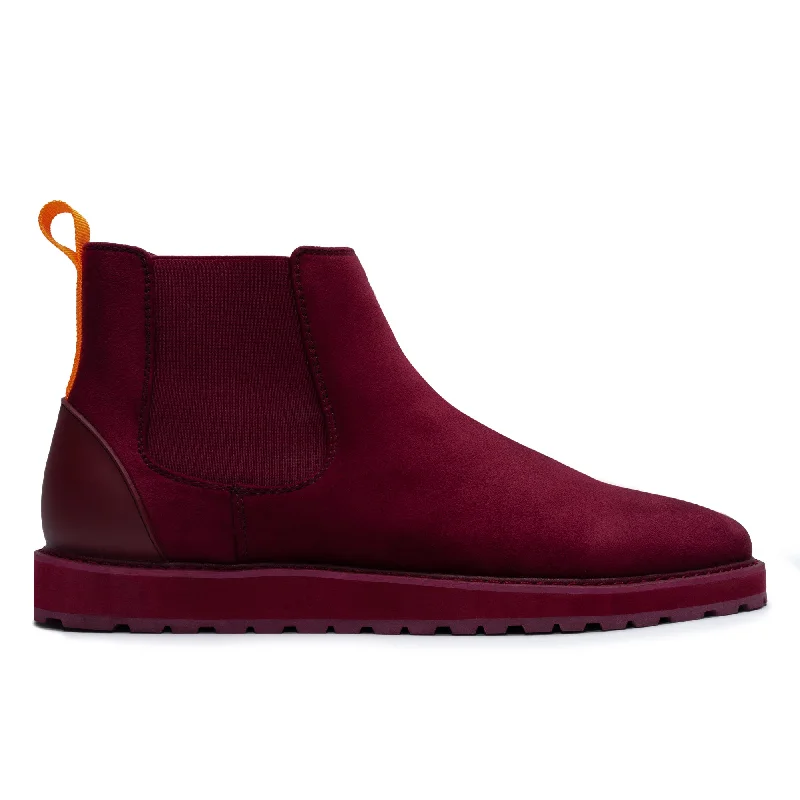 The Mustella S Wine Tayno Casual Chelsea Sneaker