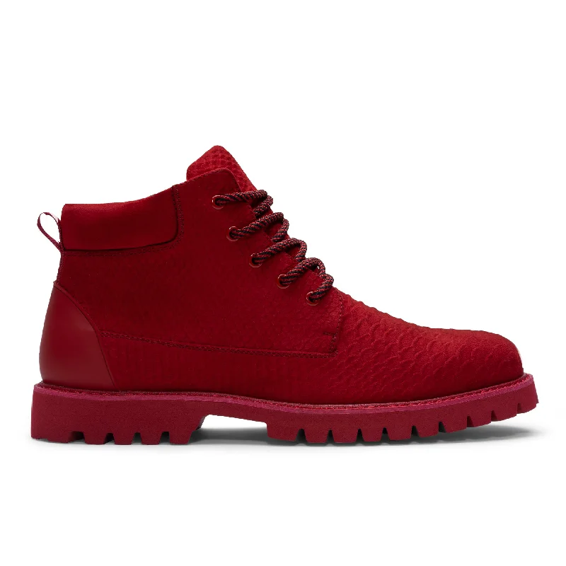 The Paxton S Red Combat Boot