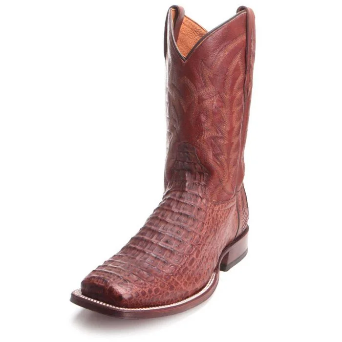 Tony Lama Mens Caiman Hornback Cowboy Boots