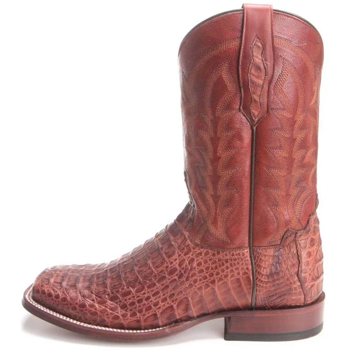 Tony Lama Mens Caiman Hornback Cowboy Boots