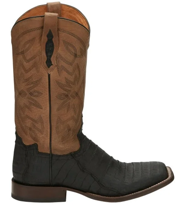 Tony Lama Men's Caiman Western Boot Square Toe