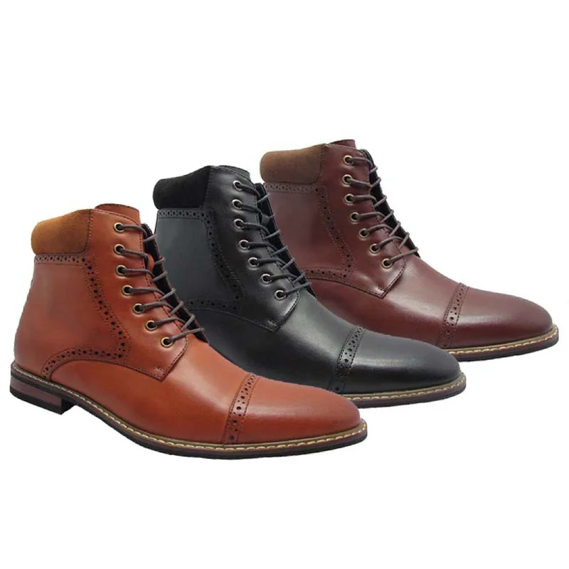 Wholesale Men's Shoes Dress Boot Lace Up NFO4