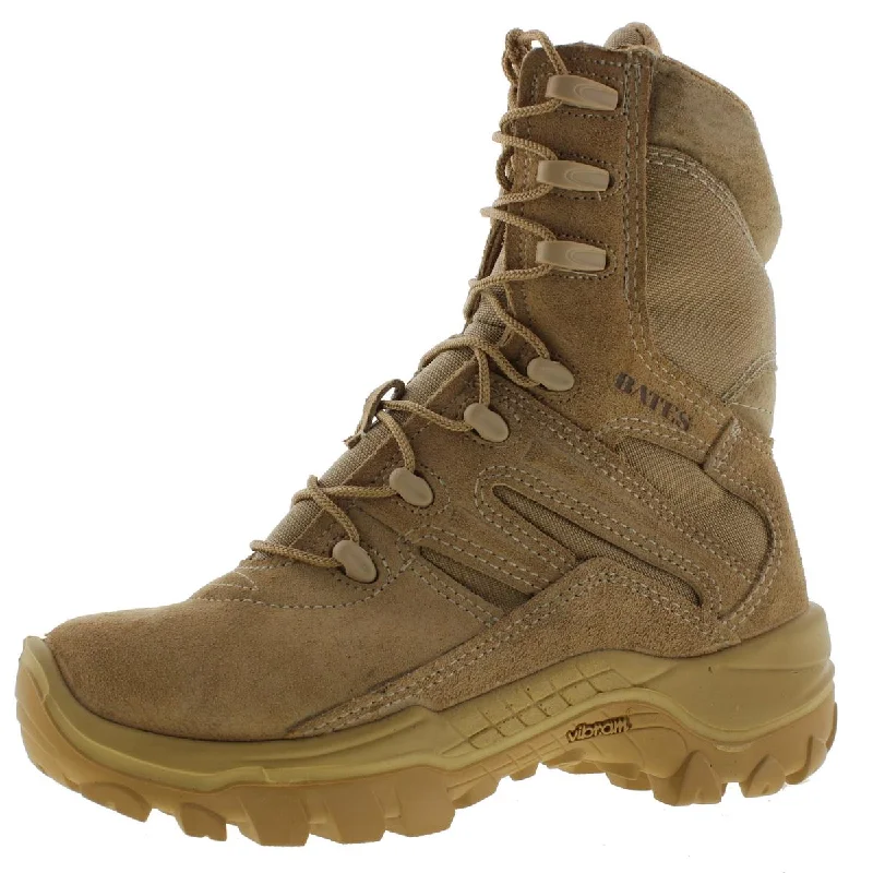 Bates Mens Suede Mid-Calf Combat Boots